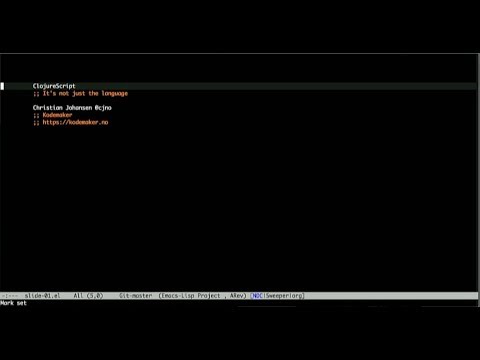 ClojureScript - It's not just the language - Christian Johansen