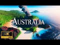 FLYING OVER AUSTRALIA 4K Video UHD Calming Music With Beautiful Nature Video For Relaxation