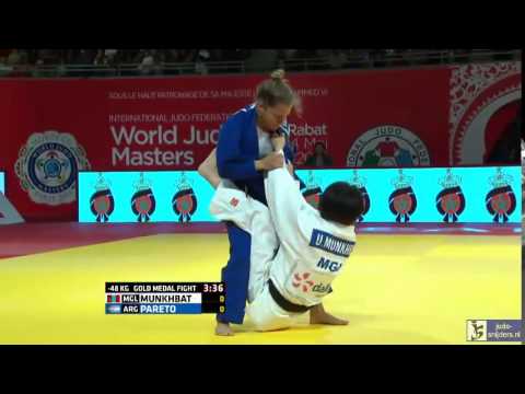Judo 2015 World Masters Rabat: Munkhbat (MGL) - Pareto (ARG) [-48kg] final