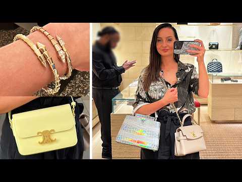 SAKS FIFTH AVENUE NYC ???? Come Luxury Shopping With Me ft. LV, Bvlgari, Dior, YSL, Celine