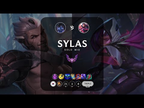 Sylas Mid vs Irelia - KR Master Patch 13.18