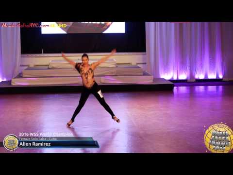 WSS16 Professional Female Solo Salsa World Champion Alien Ramirez