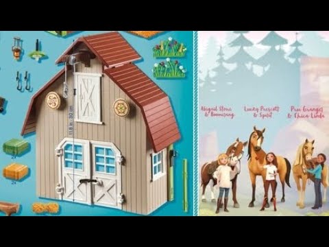 2019 New Spirit Riding Free barn from Playmobil- unboxing, review