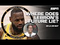 LEBRON JAMES wouldn't answer any questions about his future 👀 What's to come? | Numbers on the Board
