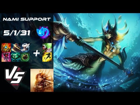 SUPPORT Nami vs Leona - EU Challenger Patch 14.14