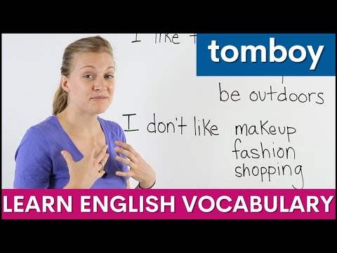 トムボーイ｜英単語を学ぼう (Tomboy | Learn English Vocabulary)