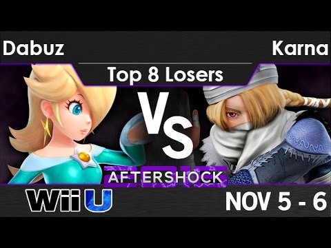 AFSK 16 - RNG | Dabuz (Rosalina) vs [MB] Karna (Sheik) Top 8 Losers - Smash 4