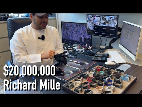 World's greatest Richard Mille watch collection $20,000,000 RM67 RM65 RM35 Rafael Nadal