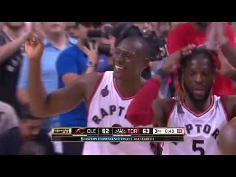 Bismack Biyombo denies Kevin Love at the rim | Cavaliers vs Raptors | NBA PLAYOFFS | 5.23.16