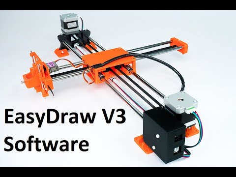 EasyDraw v3 software video | writing and drawing machine.