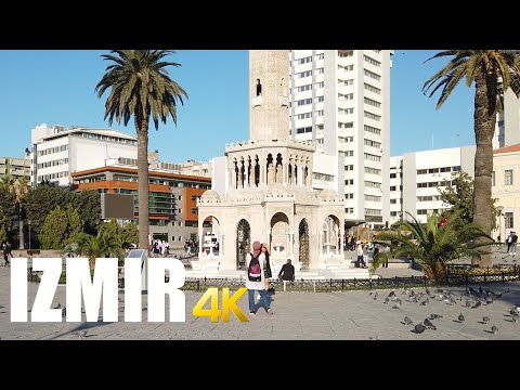 Izmir, Turkey walking tour 4k 60fps