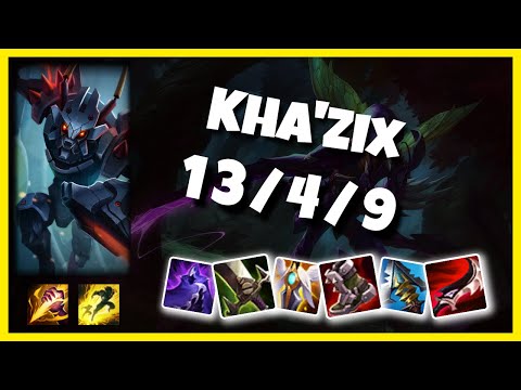 Kha'Zix vs Jarvan IV EU Challenger JUNGLE (13/4/9) - v11.3