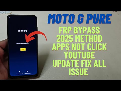 Motorola G Pure FRP Bypass | Google Account Remove | YouTube Update Fix [Latest 2025]