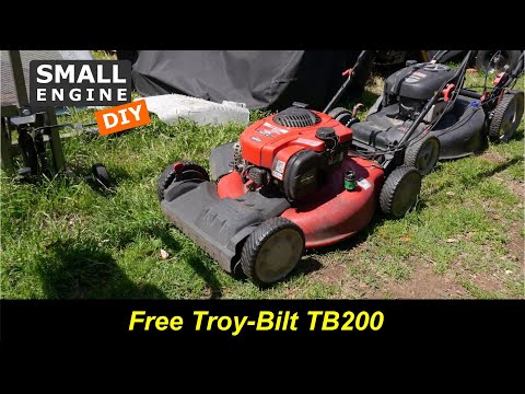 A Free Troy-Bilt TB200 Saved from the Trash Dump
