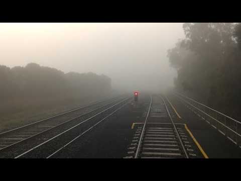 Morning V/Line Down Warrnambool at Waurn Ponds Siding - Foggy Winter Morning 2016