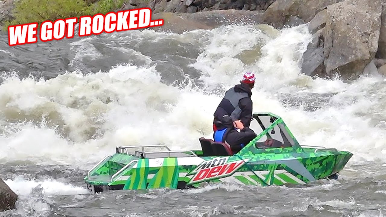 We Tried To Climb One of Idaho's Most Legendary Rapids In Our Mini Jet Boat... (HOLD MY FREEDOM!)