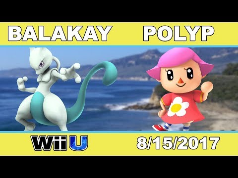 UCSB SS #6 - Balakay (Mewtwo) Vs. Polyp (Villager) Wii U LR1