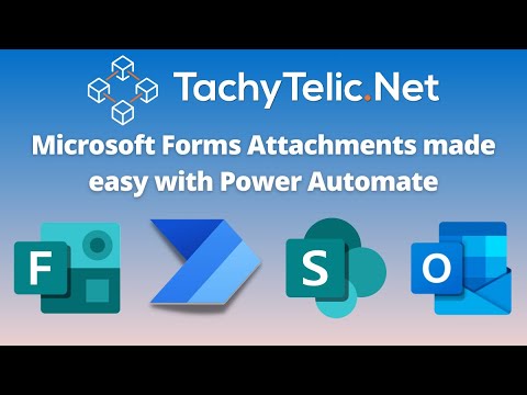 Save Microsoft Forms Attachments to SharePoint or Send via Email with Power Automate from Paulie M
