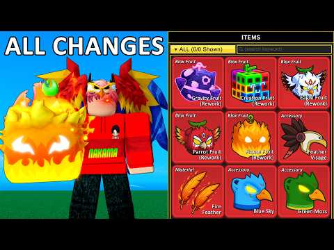 Blox Fruits ALL Changes in Gravity Update