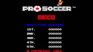 Arcade Game: Pro Soccer [DECO version] (1983 Data East)