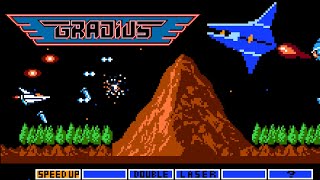 Gradius (Famicom, 1986) — 2-Loop Session for 1 Player 🚀🌀🧠