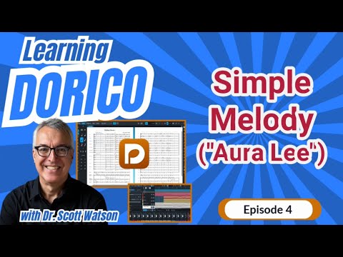 Typesetting a Simple Melody (Aura Lee)