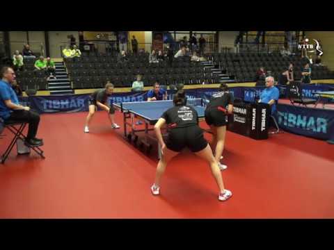 NK 2020 dames dubbel 1ste ronde: Demelsa Basie/Maaike vd Pavoordt - Karlijn v Lierop/Chana vd Venne