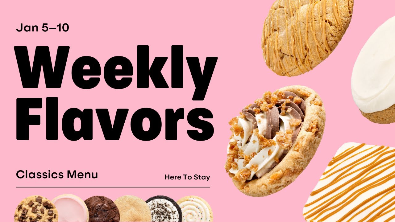 Meet the Classics Menu! | Crumbl