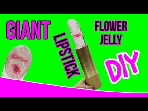 DIY Giant Flower Jelly Lipstick! How To DIYs Easy Room...