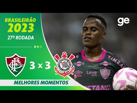Gols e lances de Fluminense x Corinthians
