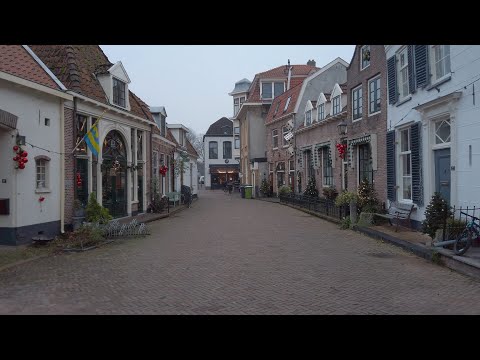 Misty Winter Walk in Harderwijk 🌫️ | Gelderland | The Netherlands - 4K60
