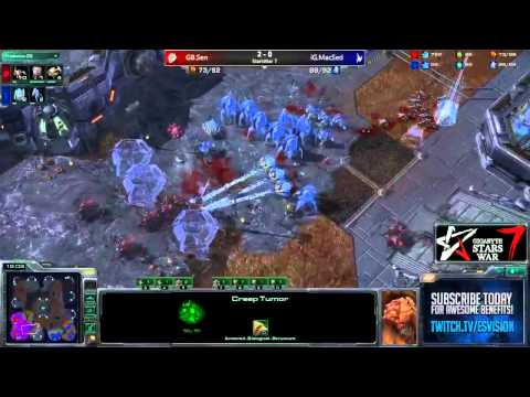 ESVTV - Gigabyte Stars War 7 - iGMacSed[P] VS GamaniaSen[Z] -  G3 / P2