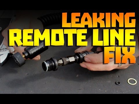 Leaking Paintball Remote Line Fix