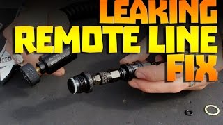 preview picture of video 'Leaking Paintball Remote Line Fix'