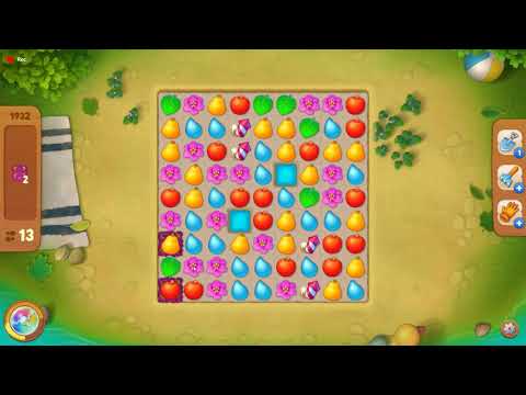 1932 Gardenscapes Hard Level  Прохождение Игры