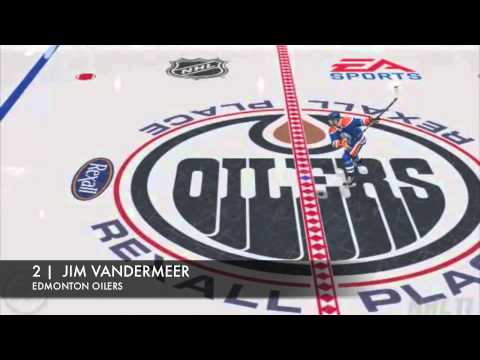 Oilers' Jim Vandermeer Scores from Centre Ice