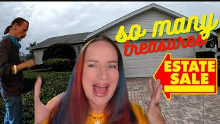 Estate Sale Vlog - Shop With Me To Resell For Profit on eBay and Etsy