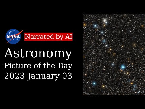 APOD: 2023-01-03 - Kemble’s Cascade of Stars (Narrated by Amy)