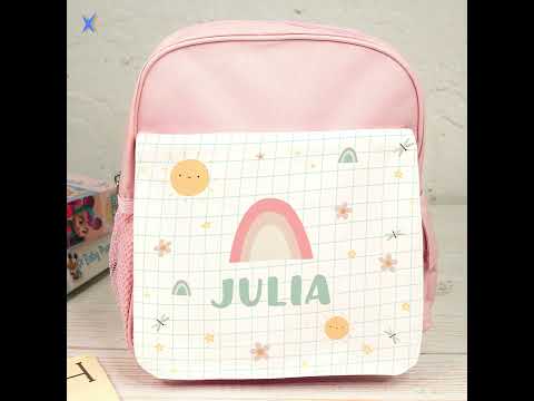 Personalised children's backpack Personalised children's backpack
