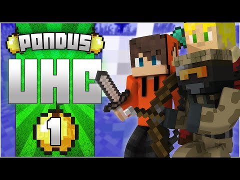 Pondus++ UHC #1: TEAM FLOWERPOWER! | Dansk Minecraft