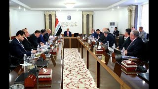 مجلس الوزراء يعقد جلسته الاعتيادية برئاسة رئيس مجلس الوزراء السيد عادل عبد المهدي .