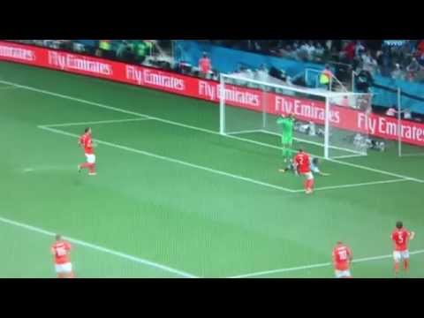 Gol anulado Gonzalo Huguaín Argentina vs Holanda