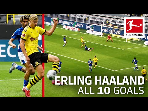 All 10 Haaland Goals | Bundesliga 2019/20 so far …