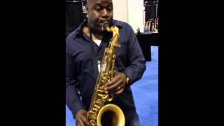 Gary Bias plays CE Winds The Sig tenor sax mouthpiece based on vintage Otto Link Slant Signature