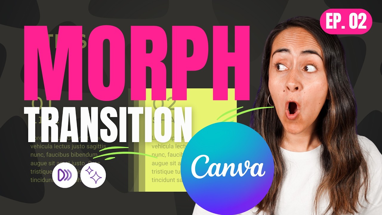 Cool Morph Transition for Presentations in Canva! | Bye Powerpoint! | Animated Slides [Ep.02]