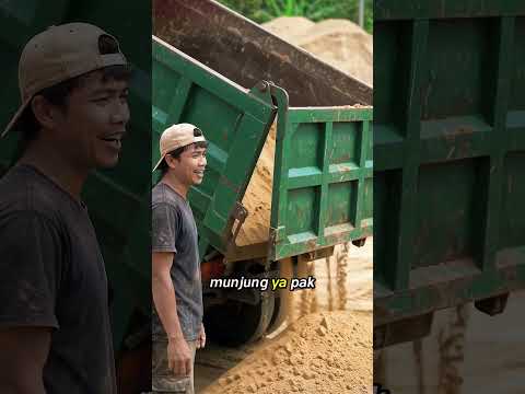 “MASIH MUAT, PAK!” 😡 Sopir Truk Pasir Ini Malah Suruh Kurangi MuatanPas Ditimbang Baru Mereka Paham!