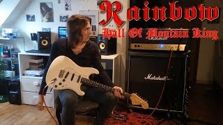 Rainbow - Hall Of Moutain King (guitar cover)