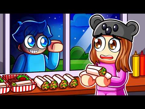 ANGEL Works at a Scary Shawarma Kiosk in Roblox..