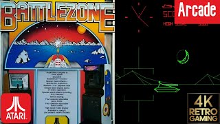 Battle Zone Arcade ( Atari 1980 ) 4k Gameplay