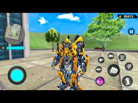 Bumblebee Multiple Transformation Jet Robot Car Game 2020 - Android Gameplay